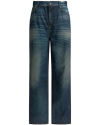 Golden Goose - Journey W's Boyfriend Melody Pant Archive Denime Print - Lyst