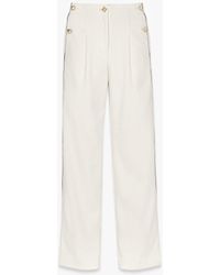 MCM - Pantaloni Bianchi - Lyst