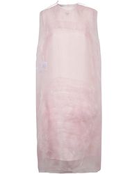 Prada - Voile Tec Mini -jurk - Lyst