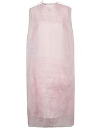 Prada - Voile Tec Mini Dress - Lyst
