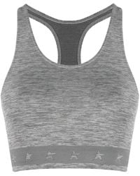 Golden Goose - Logo-underband Racerback Crop Top - Lyst