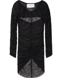 Az Factory By Ester Manas - Cut-out Mesh Top - Lyst