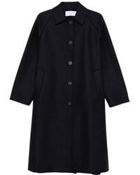 Harris Wharf London - Wool Wol Single Breasted Coat - Lyst