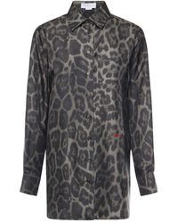 Stella McCartney - Blouse Met Luipaardprint - Lyst