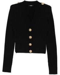 Balmain - V-Necked Cardigan - Lyst