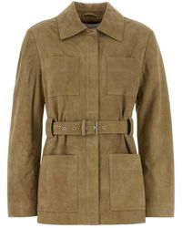 Tory Burch - Giacca Suede - Lyst