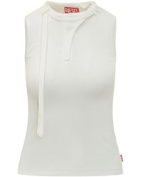 DIESEL - Cotton Tank Top - Lyst
