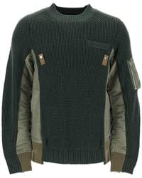 Sacai - Pullover Effetto Stratificato - Lyst