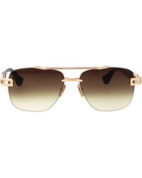 Dita Eyewear - Aviator Sunglasses Dts138 A 02 Gld Brn - Lyst
