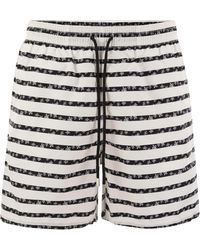 Vilebrequin - Striped And Patterned Beach Shorts - Lyst