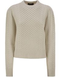 Fabiana Filippi - Platinum Fisherman Jersey With Lurex - Lyst