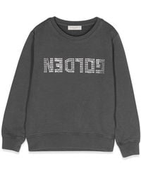 Golden Goose - Crewneck Sweatshirt With Crystals - Lyst