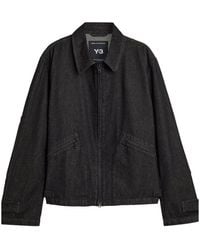 Y-3 - Denim Cotton Jacket - Lyst