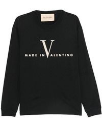 Valentino - Logo Cotton T-Shirt - Lyst