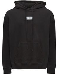 MM6 by Maison Margiela - Hoodie Sweatshirt With Adjustable Drawstring - Lyst
