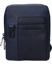 Piquadro - Leather Shoulder Bags - Lyst