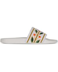 CASABLANCA - Embroidered Sandals - Lyst