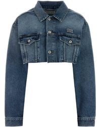 Miu Miu - Denim Jacket - Lyst