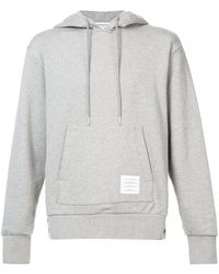 Thom Browne - Sudadera Con Capucha Y Rayas Cb Rwb En Loopback Clásico - Lyst