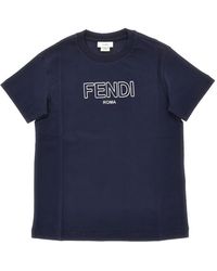 Fendi - T Shirt With Logo - Lyst