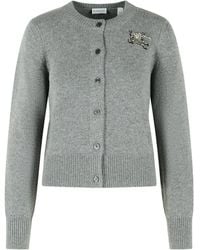 Burberry - Sienna Ek Cashmere Blend Cardigan - Lyst