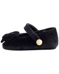 Balmain - Ballet Flats With Bow - Lyst