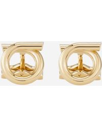 Ferragamo - Cufflinks Cummings Brass Accessory - Lyst