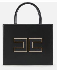 Elisabetta Franchi - Small Tote mit Logo - Lyst