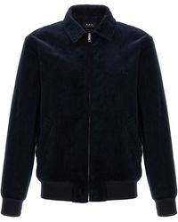 A.P.C. - Gilles Puffer Jackets Blu-Uomo - Lyst
