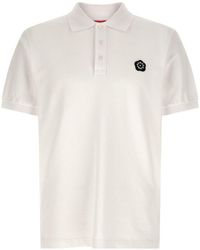 KENZO - Silk And Nylon Short-Sleeve Polo Shirt - Lyst