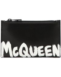 McQueen - Alexander MC Queen Graffiti Kartenhalter - Lyst