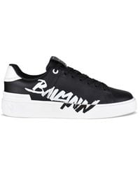 Balmain - Sneakers B-court Zwart - Lyst