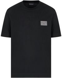 Emporio Armani - T Magliette E Polos Nere - Lyst