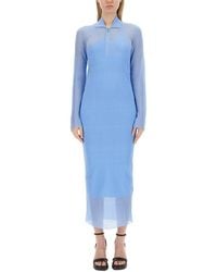 Fendi - Light- Silk Blend Dress - Lyst