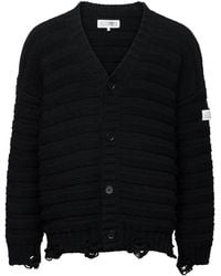 MM6 by Maison Margiela - V-Neck Cardigan - Lyst