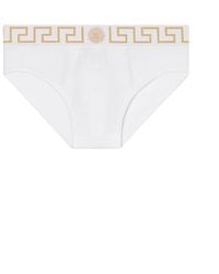 Versace - Slip With Greek - Lyst