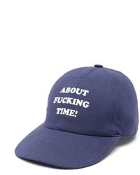 Stella McCartney - Stella Mc Cartney Slogan-Print-Kappe - Lyst