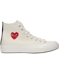 Comme des Garçons - Sneakers Converse Uomo Tessuto/Latte - Lyst
