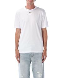 DIESEL - T-shirts et polos blancs - Lyst