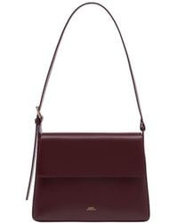A.P.C. - Virginie Flap Schultertasche - Lyst