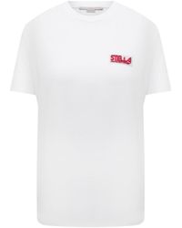Stella McCartney - Cotton Logo T -shirt - Lyst