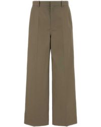 Balenciaga - Khaki Twill Chino Pant - Lyst