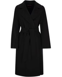 Max Mara - Cles Wol, Kasjmier En Zijden Jas - Lyst