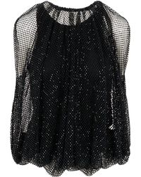 Sportmax - Top Zwart - Lyst