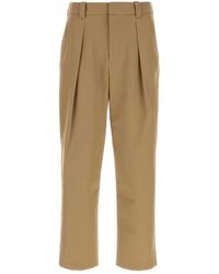 A.P.C. - Tapered Pleated Pants - Lyst