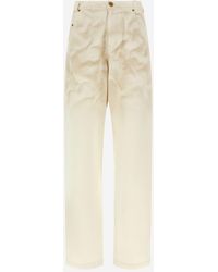 Willy Chavarria - Bad Boy Cotton Jeans With A Wrinkled Texture - Lyst