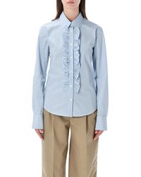 Ami Paris - T-shirts En Polo's Blauw - Lyst