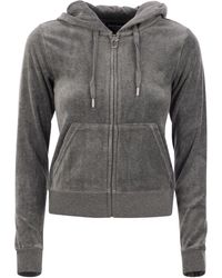 Juicy Couture - Cotton Velvet Hoodie - Lyst