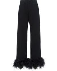 Prada - Wide Trousers - Lyst