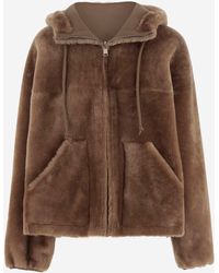 Blancha - Shearling Reversible Jacke - Lyst